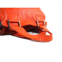 Fendi Selleria Orange Leather