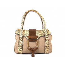 Dolce & Gabbana Shopping Tela e Pitone