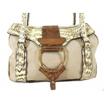 Dolce & Gabbana Shopping Tela e Pitone