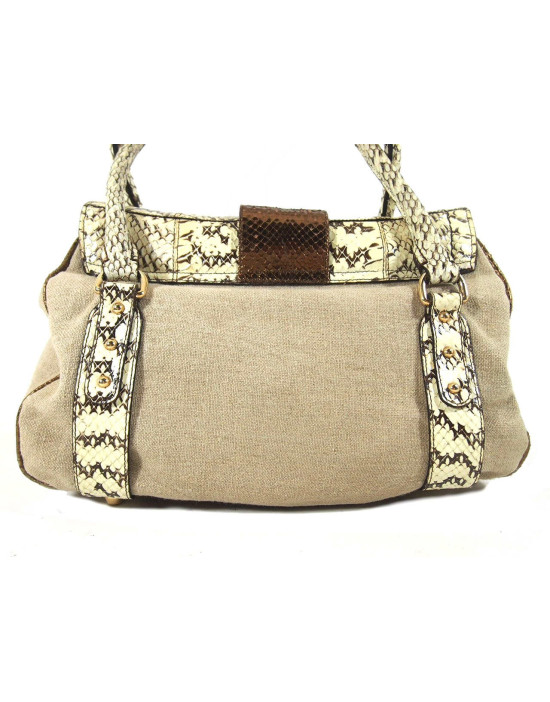 Dolce & Gabbana Shopping Tela e Pitone