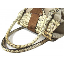 Dolce & Gabbana Shopping Tela e Pitone