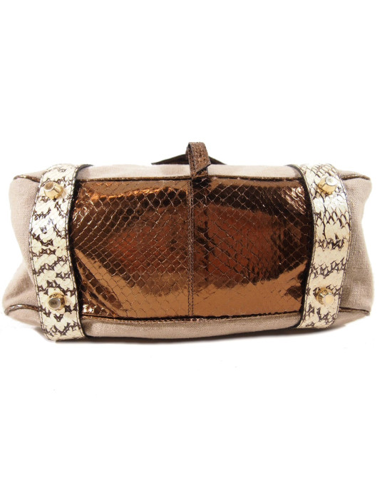 Dolce & Gabbana Shopping Tela e Pitone