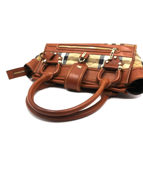 Burberry Shopping Pelle e Check