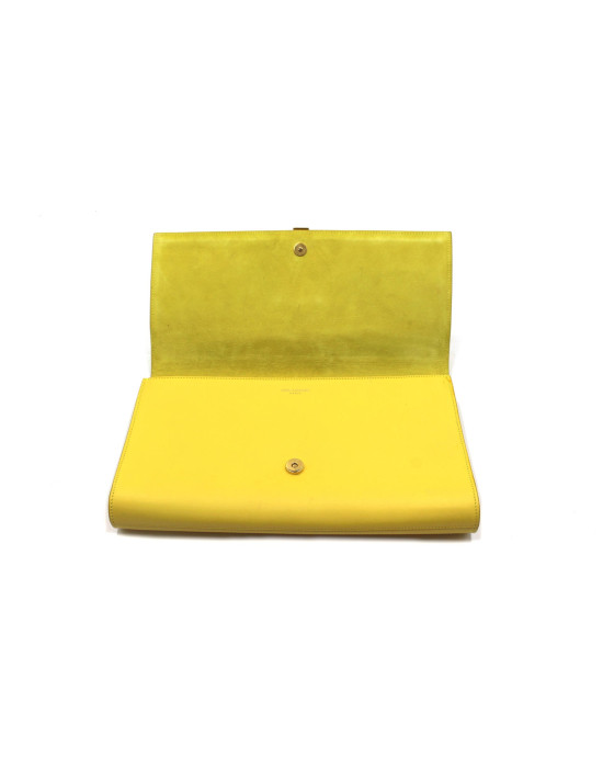 Saint Laurent Pochette Pelle Gialla