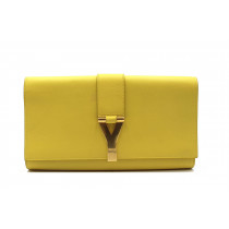 Saint Laurent Pochette Pelle Gialla