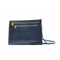 Stella McCartney Cartella Stampa Cocco Blu