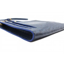 Stella McCartney Cartella Stampa Cocco Blu