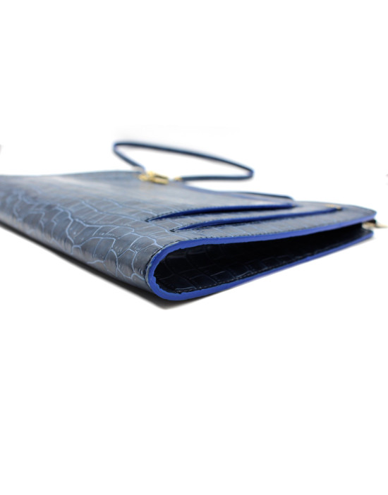 Stella McCartney Cartella Stampa Cocco Blu