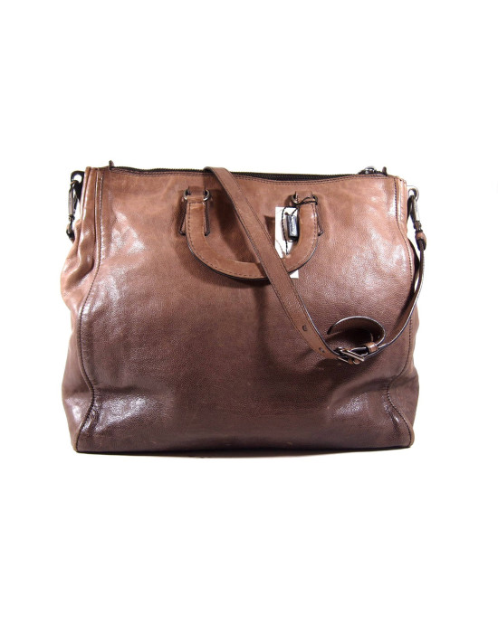 Prada Shopping Pelle Marrone