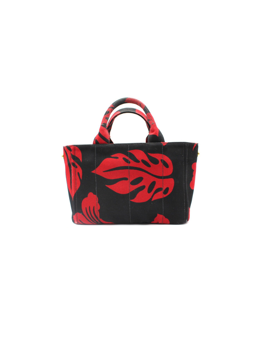 Prada Shopping Tela Rossa e Nera