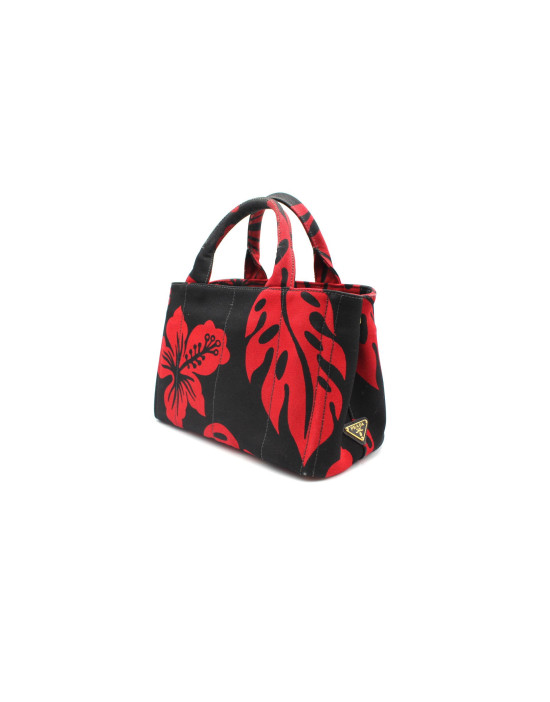 Prada Shopping Tela Rossa e Nera