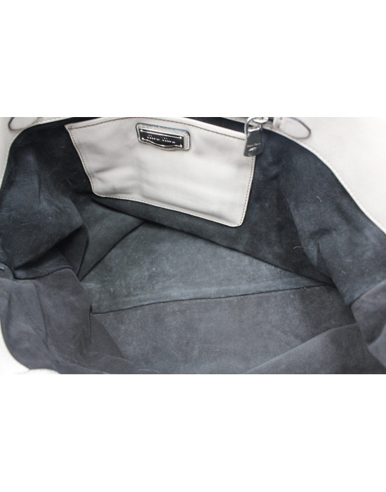 Miu Miu Shopping Pelle Grigia