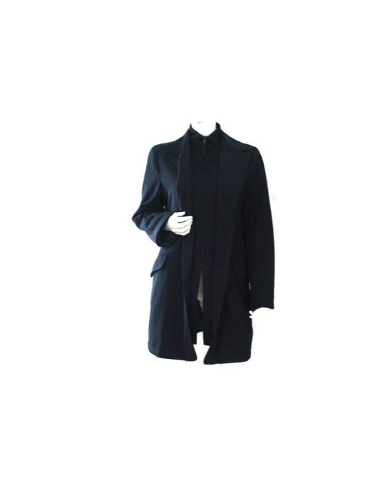 Fay Trench Nero Imbottito