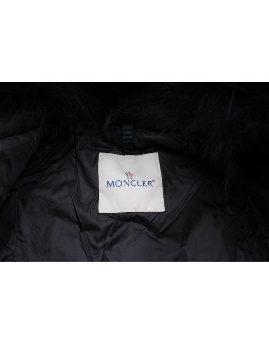 Moncler Piumino Nero con Pelo