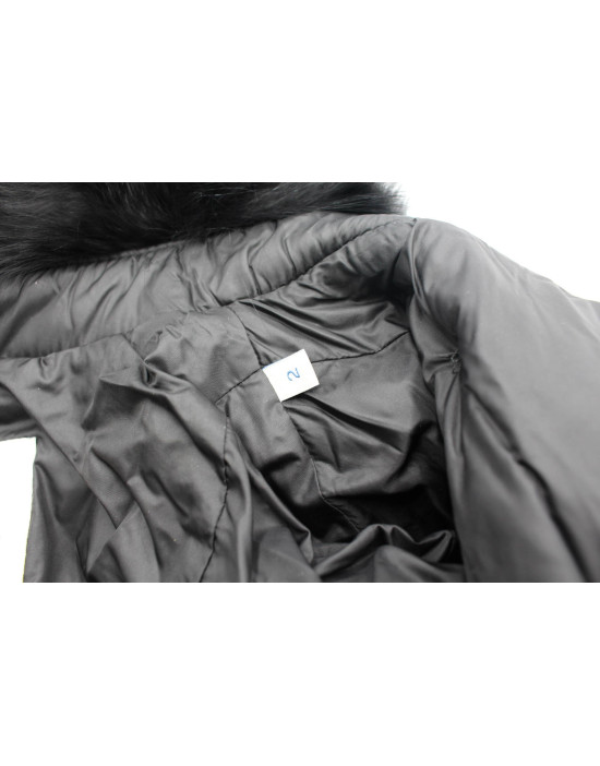 Moncler Piumino Nero con Pelo