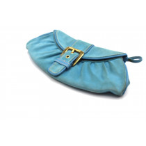 Celine Pochette Camoscio Turchese