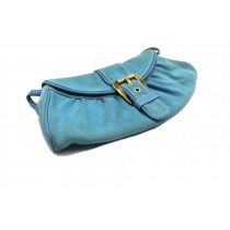 Celine Pochette Camoscio Turchese