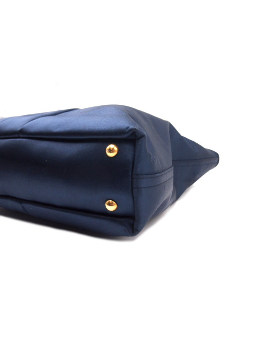 Saint Laurent Shopping Tela Blu