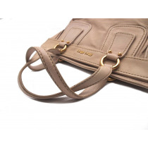 Miu Miu Shopping Pelle Avorio