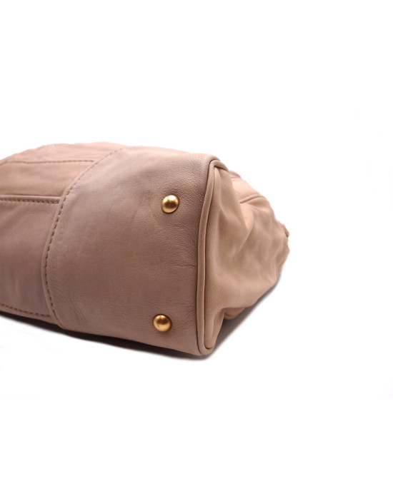 Miu Miu Shopping Pelle Avorio