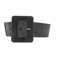 Saint Laurent Cintura Camoscio Grigia