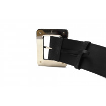 Saint Laurent Cintura Camoscio Grigia