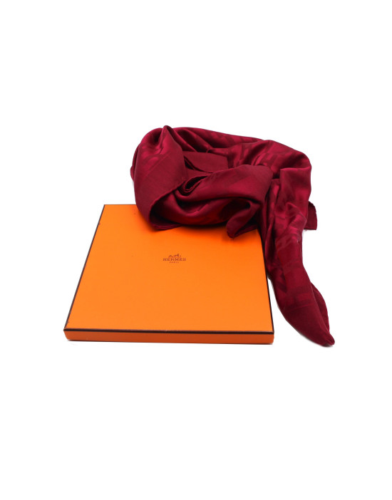 Hermes Sciarpa Bordeaux