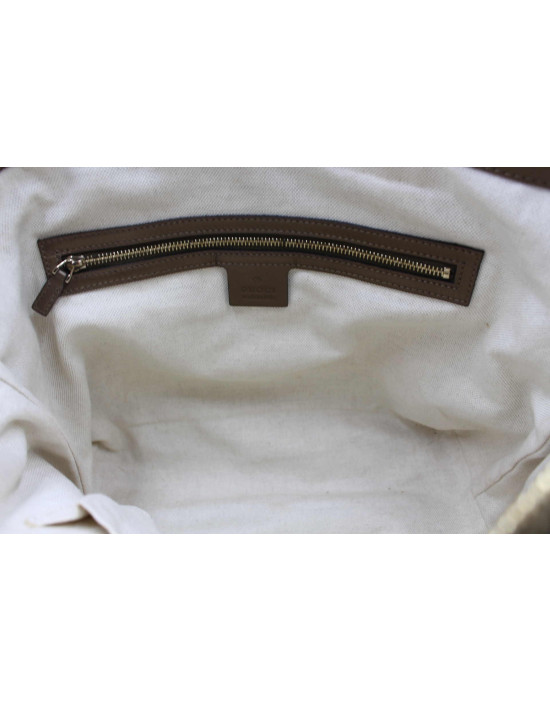 Gucci Shopping Pelle GG Bronzo