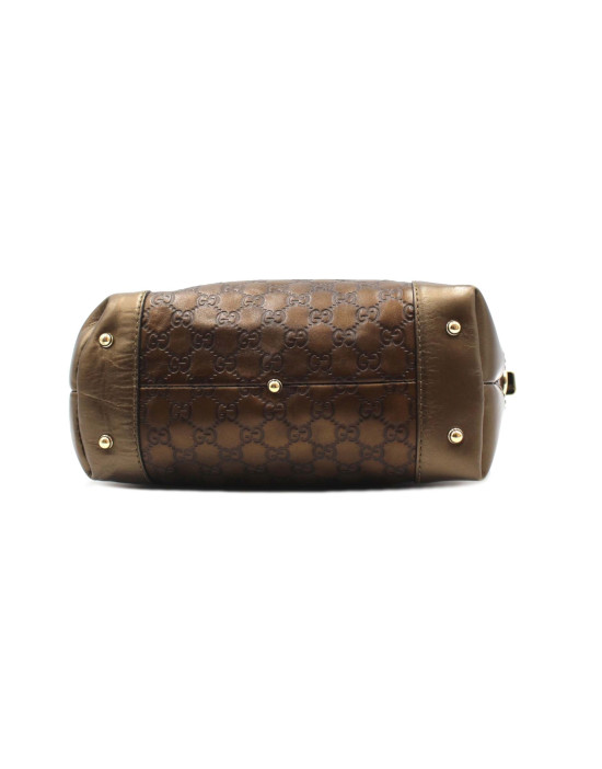 Gucci Shopping Pelle GG Bronzo