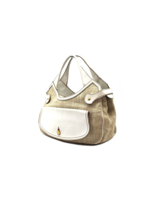 Tod's Shopping Tela Beige