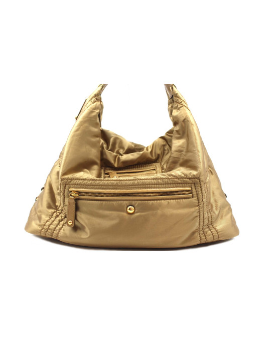 Tod's Shopping Tela Bronzo Dorato