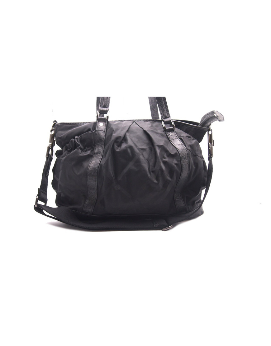 Burberry Shopping Tela Nera