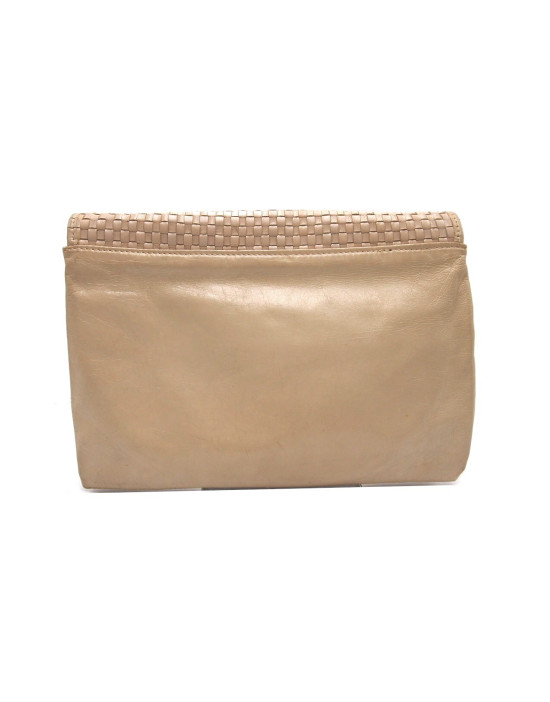 Fendi Shopping Pelle Beige Intrecciata