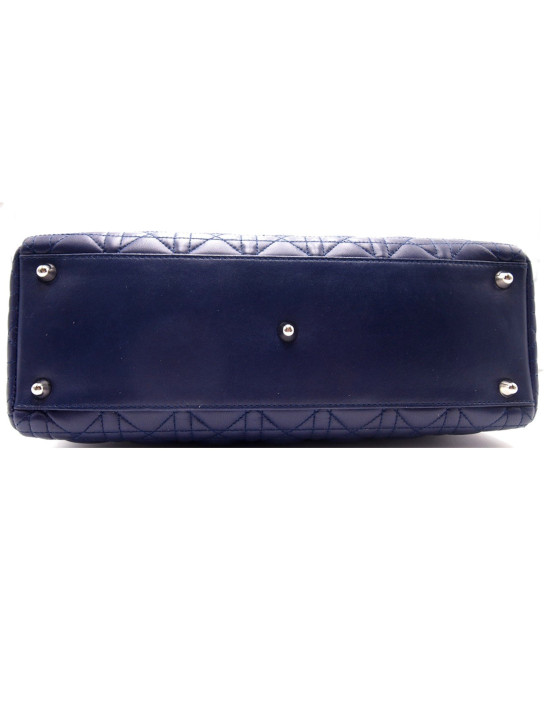 Dior Lady Dior 7 Pelle Blu