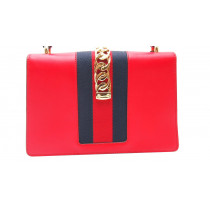 Gucci Silvye Pelle Rossa