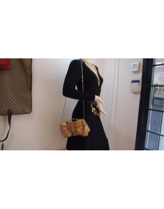 Valentino Pochette Pitone Beige