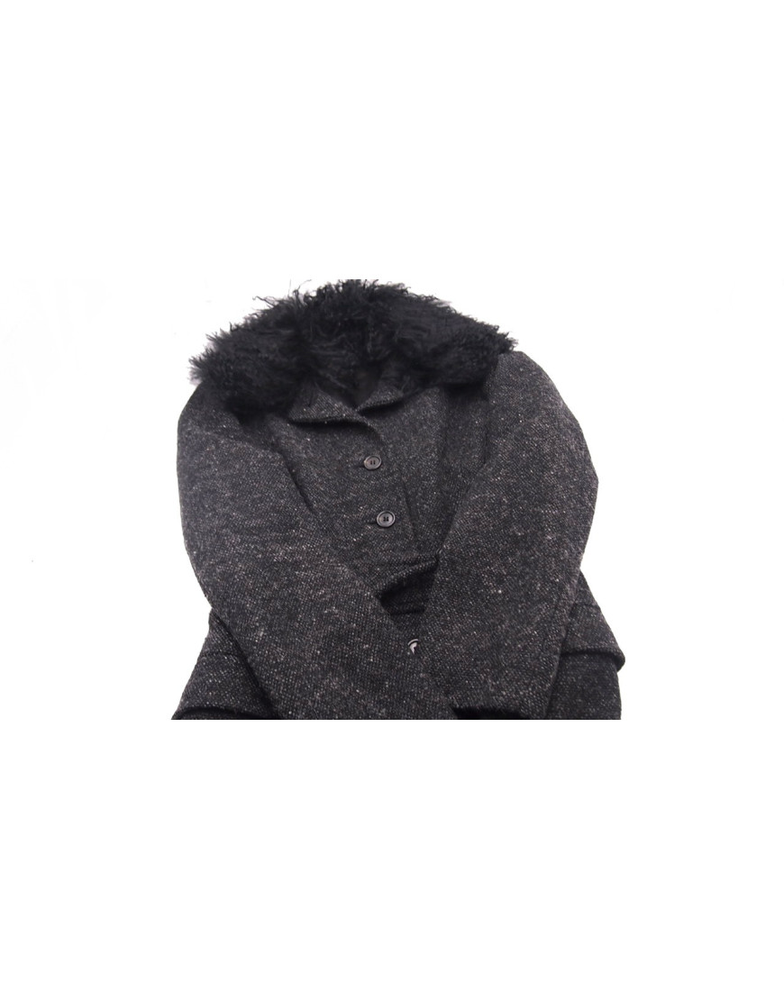 Miu Miu Cappotto Lana Grigio Scuro