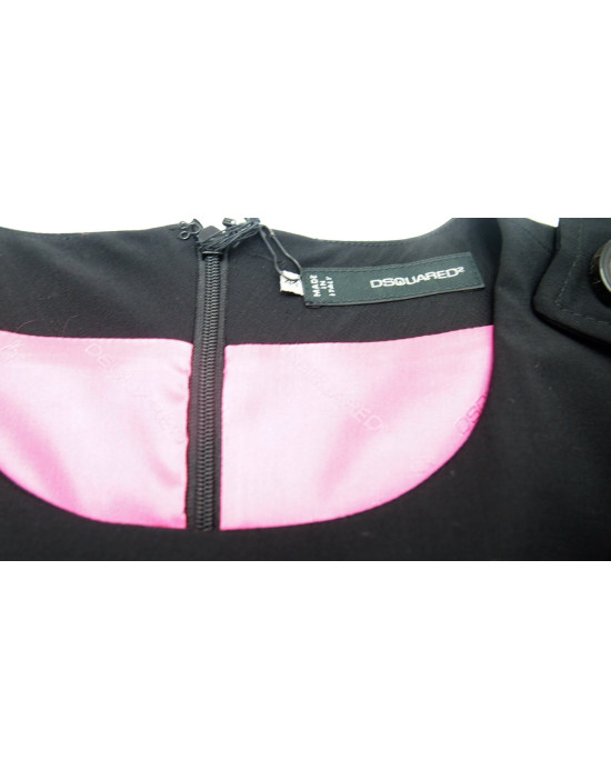 Dsquared Abito Cotone Nero