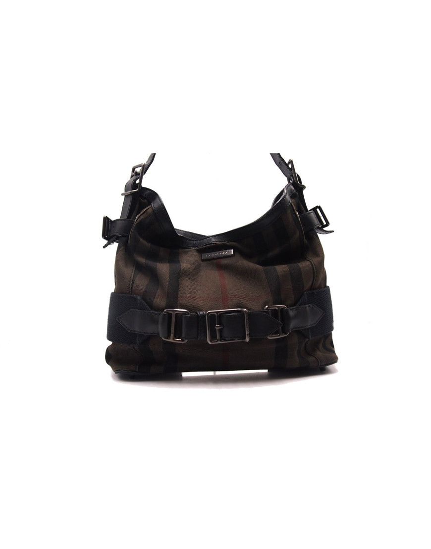 Burberry Hobo Check Marrone