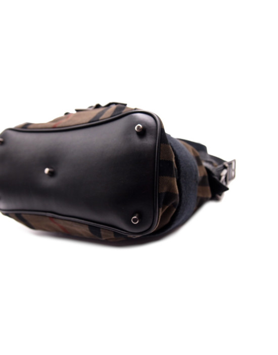 Burberry Hobo Check Marrone