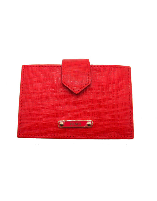 Fendi Portacarte Pelle Rossa