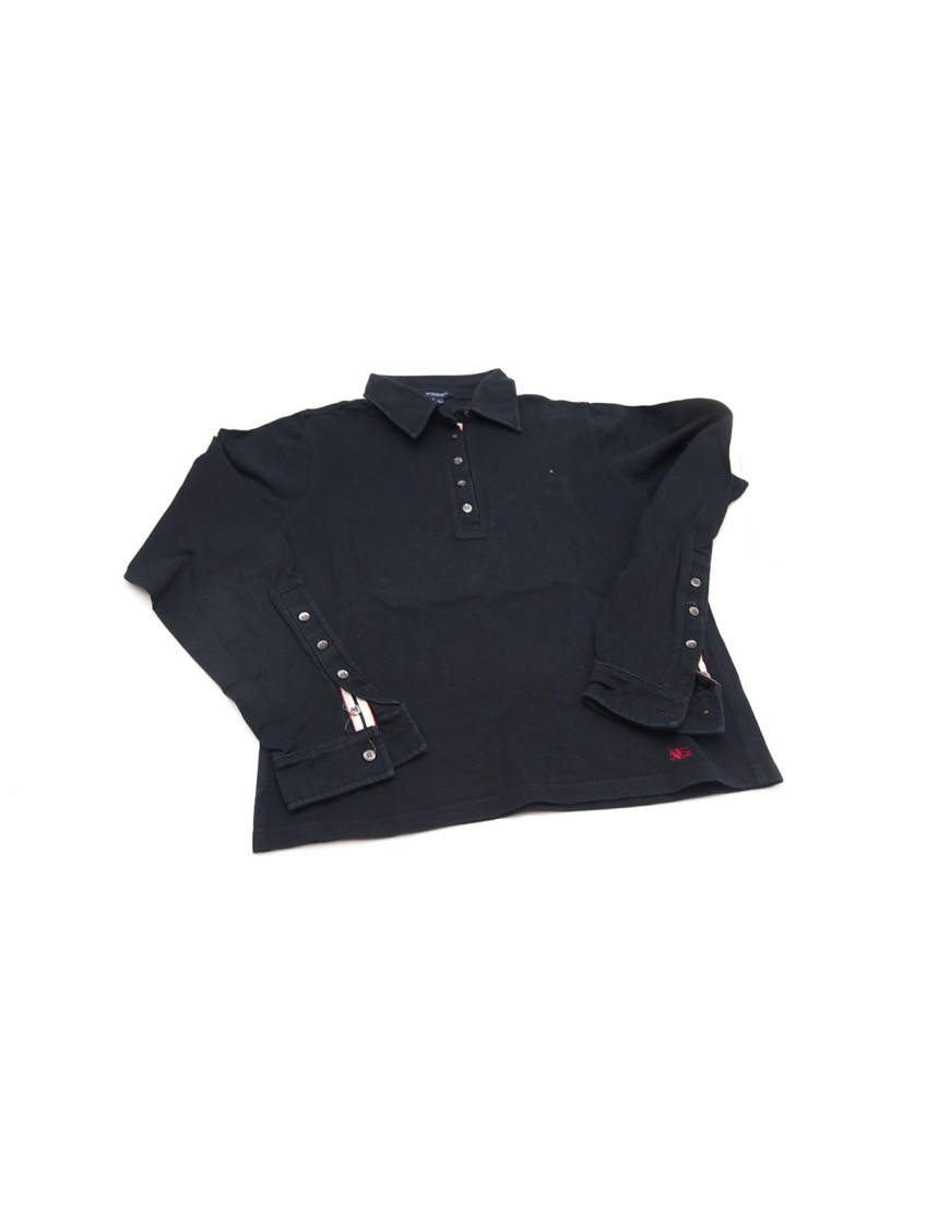 Burberry Polo Cotone Nera