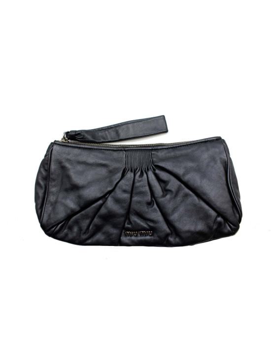 Miu Miu Pochette Pelle Nera