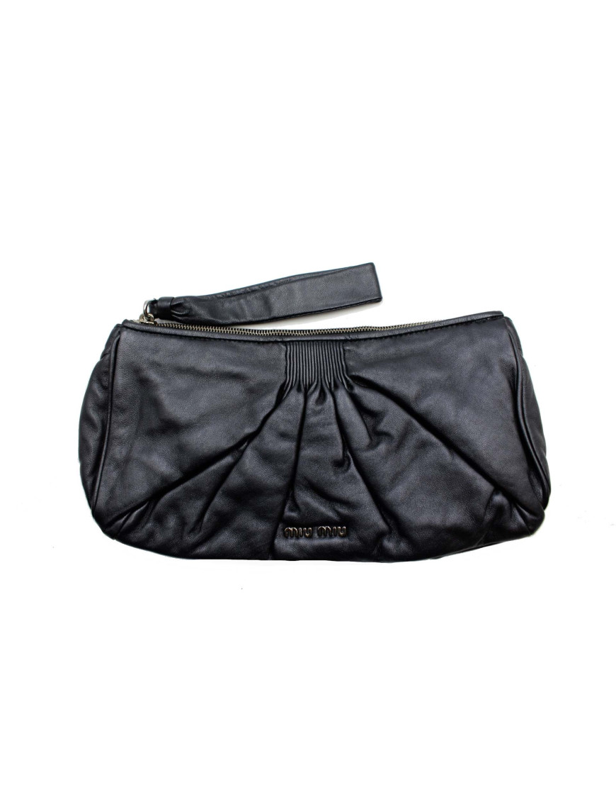Miu Miu Pochette Pelle Nera