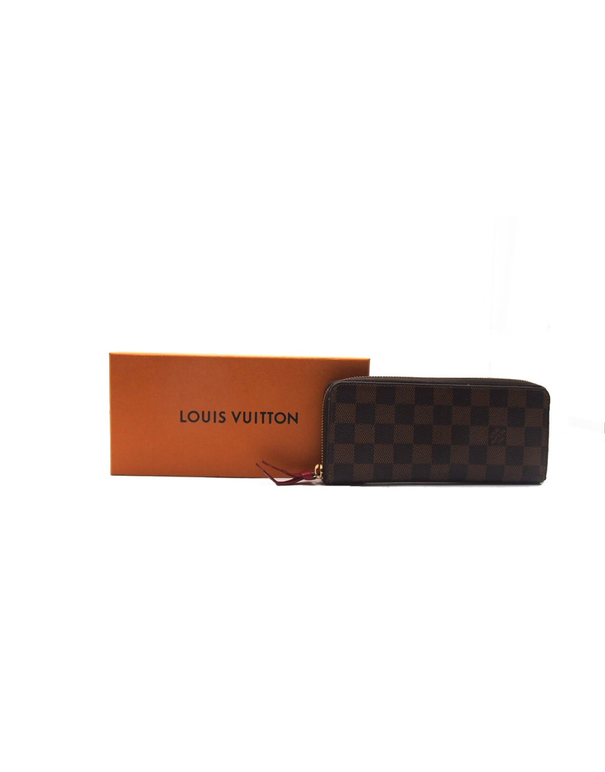 Louis Vuitton Portafoglio Clemence Damier Ebene