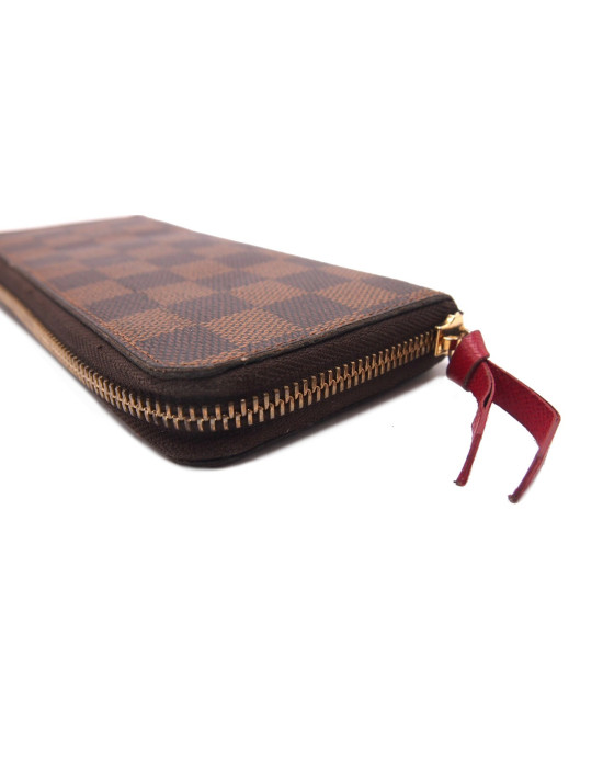 Louis Vuitton Portafoglio Clemence Damier Ebene