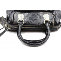 Gucci Bauletto Crystal Nero