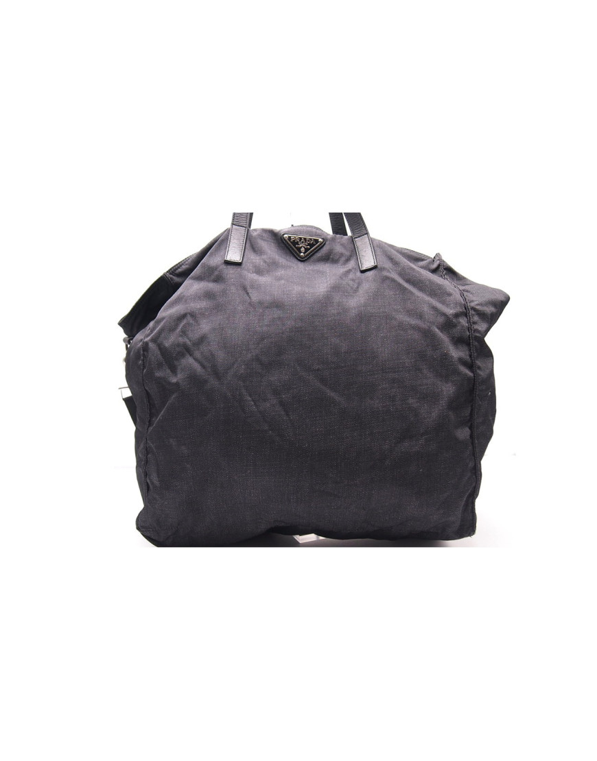 Prada Shopping Tela Grigia