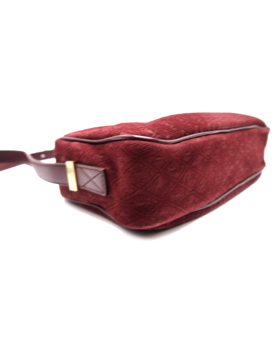 Saint Laurent Camera Bag Scamoscita Bordeaux