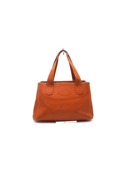 Tod's Shopping Pelle Arancio